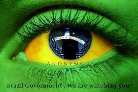 Mensaje de Anonymous sobre la represa de Belo Monte: 