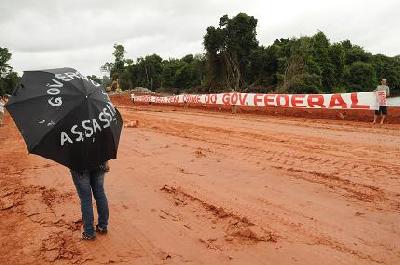 Protesta interrumpe el trabajo de represamiento del Xingú durante una hora