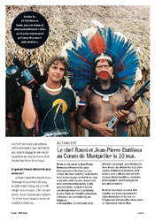 Article paru dans le magazine l'Hérault