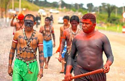 Les indigènes lancent une nouvelle occupation du site de Belo Monte